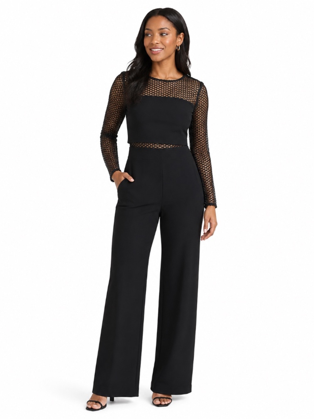 Adrianna Papell - Knit Crepe Jumpsuit‎